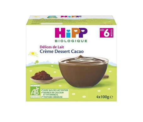 hipp creme dessert cocoa x4
