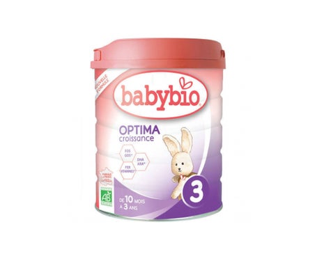 leche optima babybio 3ag bio800g