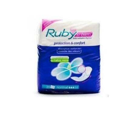 ruby protection so well aloe vera normal 20 toallas