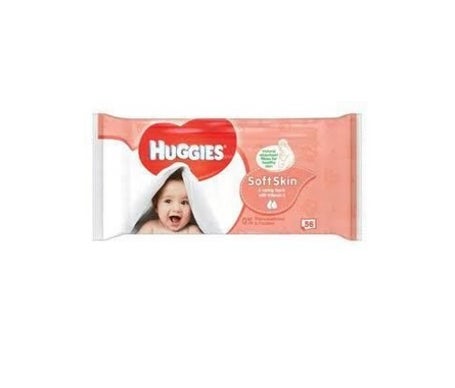 huggies toallitas para beb piel suave caja de 56 toallitas para beb