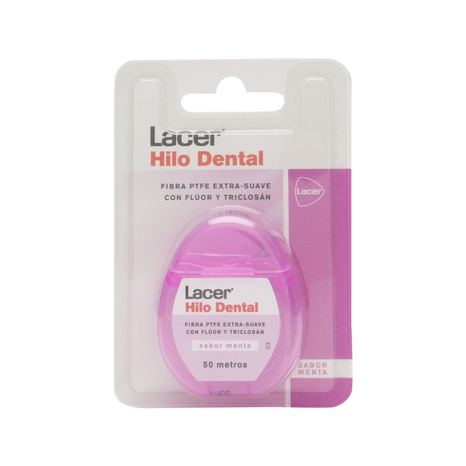 lacer hilo dental extra suave con fl or y triclos n 50m 1ud
