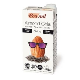 ecomil almond nature chia bio 1l