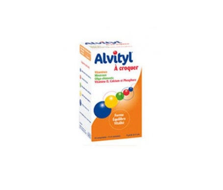 alvityl food supplement crunch 40 comprimidos