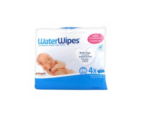 gilbert waterwipes toallitas para beb s paquete 4x60