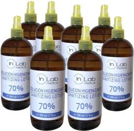 inlab gel hidroalcoh lico higienizante 8x500ml