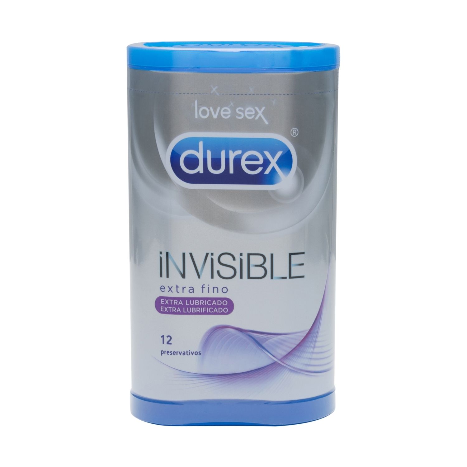 durex invisible extra fino extra lubricado 12uds