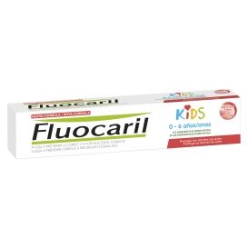 fluocaril kids de 2 a 6 a os pasta dental sabor fresa 50ml