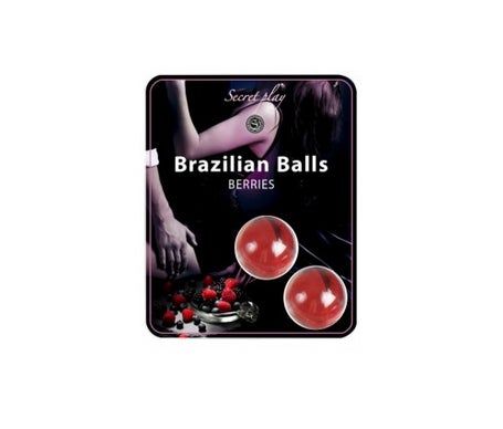 secret play set 2 brazilian balls aroma frutas del bosque 8gr