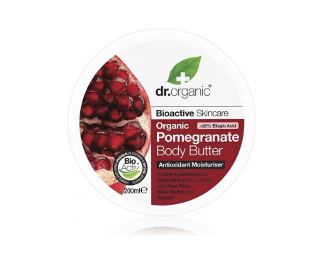 dr organic pomegranate body butter 200ml