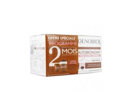 oenobiol autobronzant peau claire et sensible 2x30c ps
