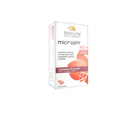 biocyte microlift hydratation amp fermet 45 peau mature 60 comprimidos