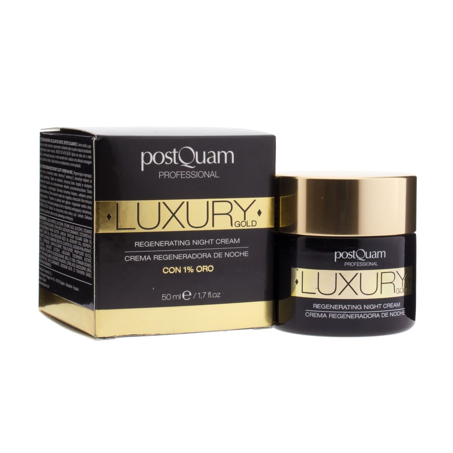 postquam luxury gold crema regeneradora de noche 50ml