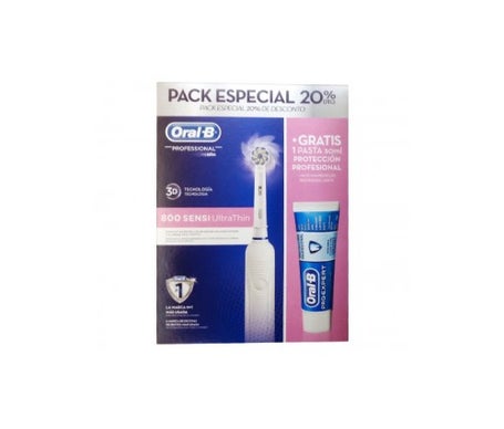 oral b pack cepillo 800 sensi ultra thin pro expert pasta dent frica multiprotecci n 50ml