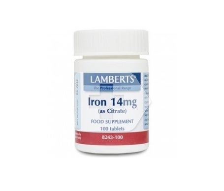 lamberts iron 14mg 100 tabletas