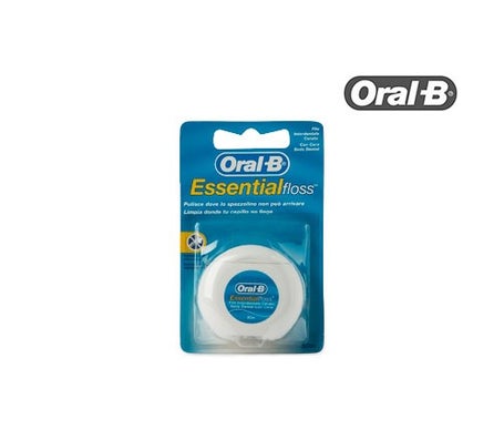oral b essential floss seda dental con cera 50m 1ud