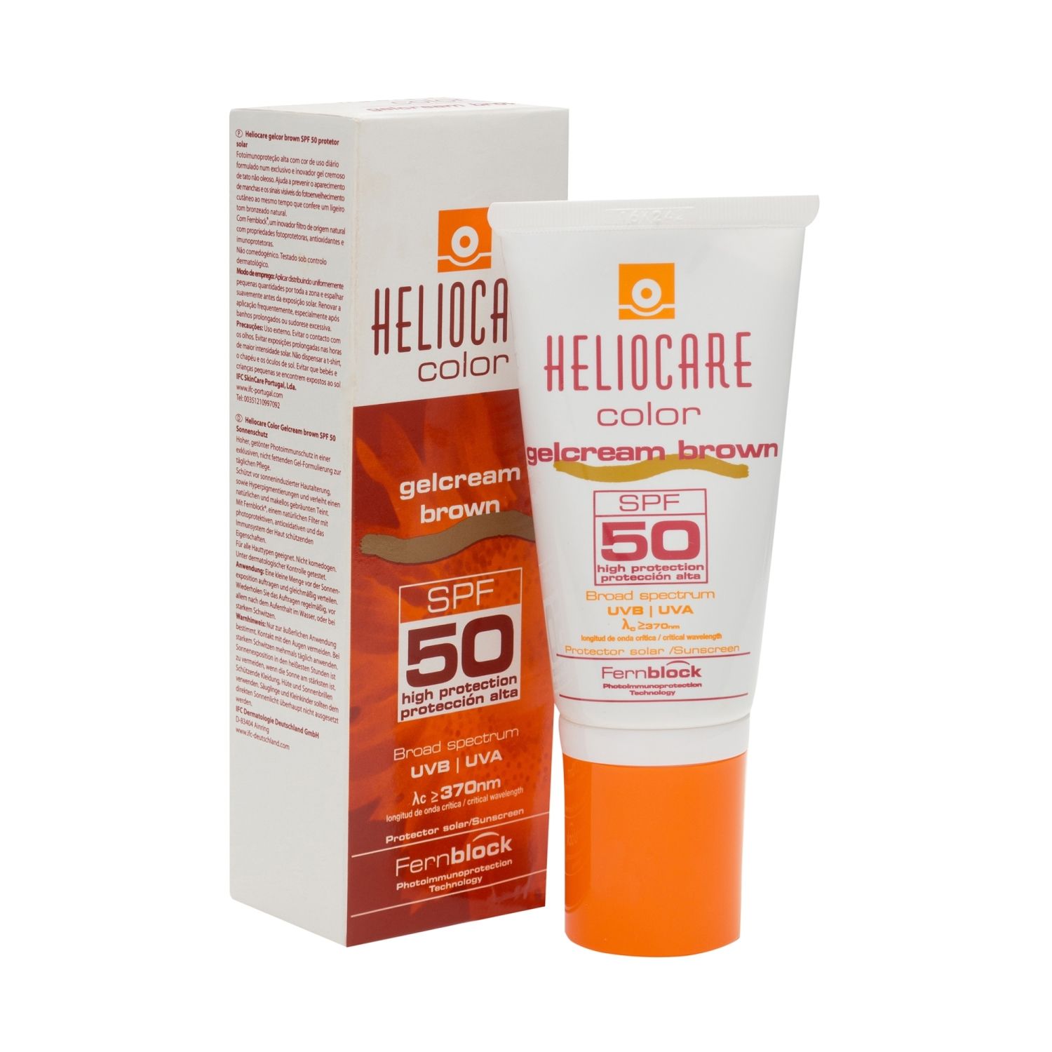 heliocare color spf50 gel crema brown 50ml
