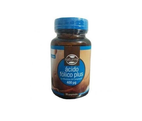 naturmil acido folico plus vitaminas complejo b 400 ug 90 compri