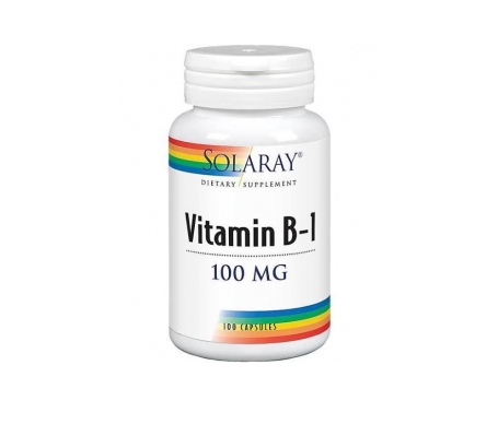 solaray vitamina b1 100mg 100 caps