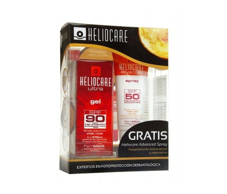 heliocare ultra spf90 gel 50ml advanced spf50 spray 75ml
