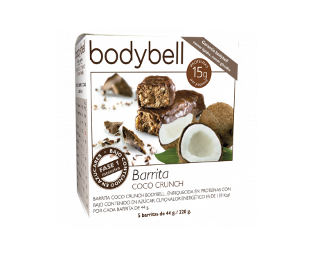 bodybell barritas coco crunch 5ud