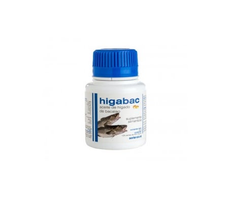 higabac aceite de higado de bacalao 125 perlas