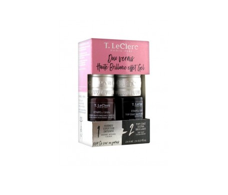 t leclerc duo high gloss varnish gel effect 009 tonight or never 2x5ml