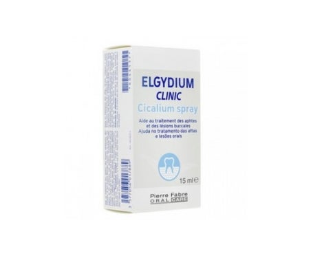 elgydium clinic cicalium spray canker lceras tratamiento 15 ml