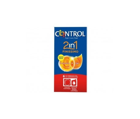control 2in1 finisimo preservativo lubricante