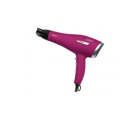 aeg ht 5580 secador de pelo profesional color lila 2300 w