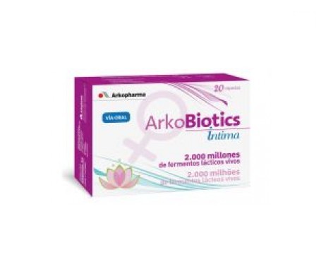 arkobiotics intimina flora vaginal 20c ps