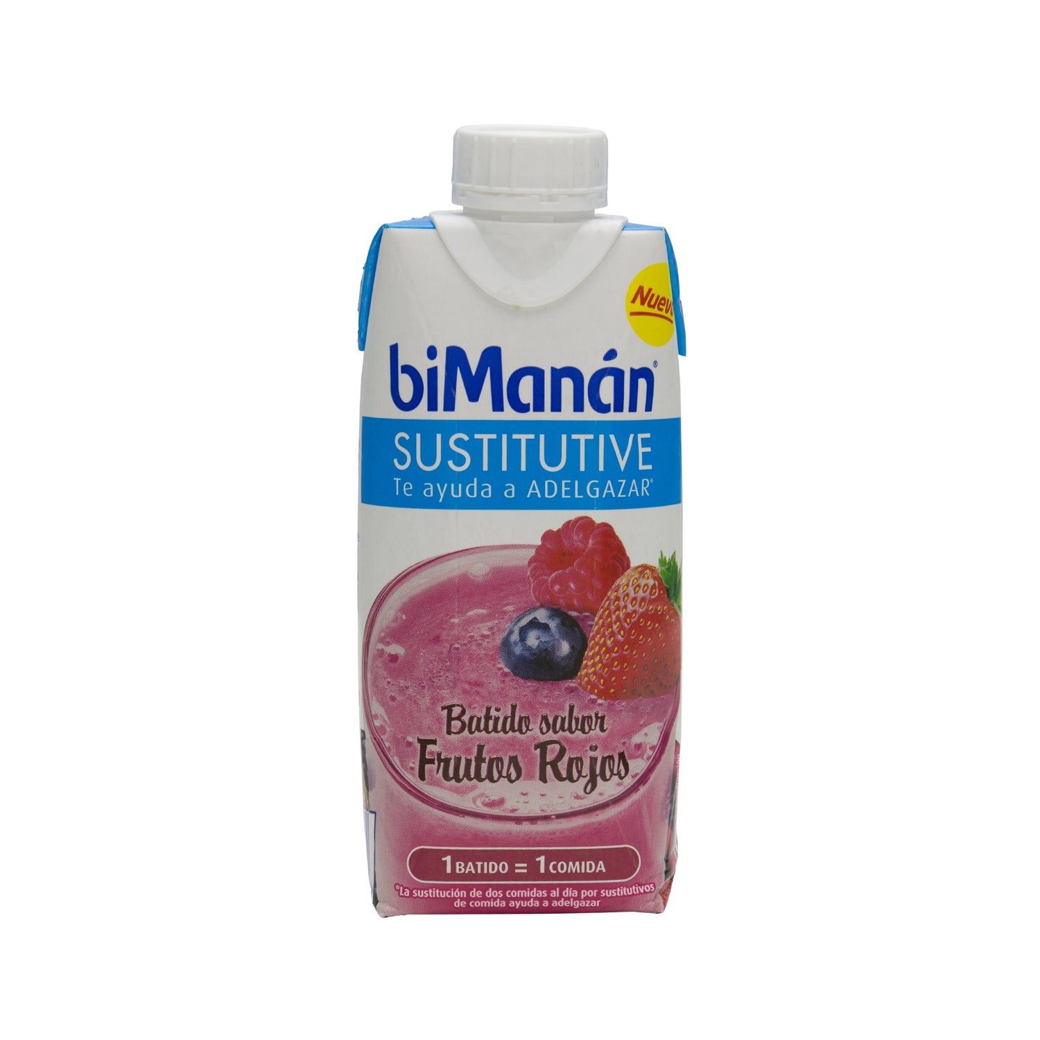 biman n sustitutive batido sabor frutos rojos 330ml