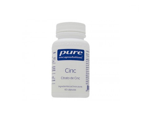 pure encapsulations zinc citrato 60c ps