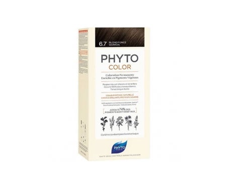 phytocolor 6 7 rubio oscuro marron