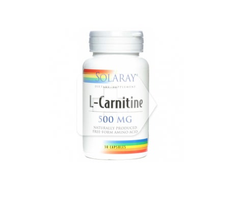 solaray l carnitine 500mg 30c ps