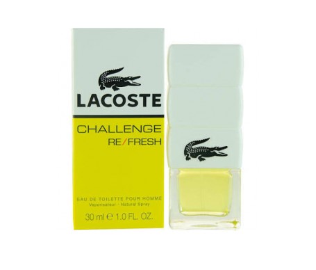 lacoste challenge re fresh eau de toilette para hombre 30ml vapo