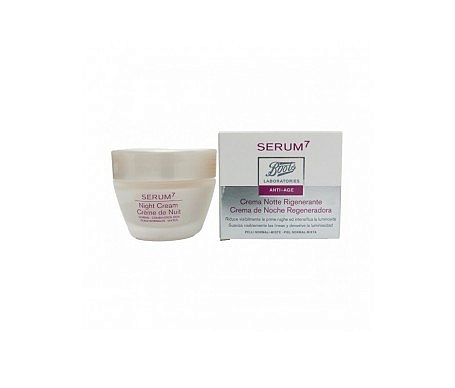 serum 7 crema noche regeneradora primeras arrugas 50ml