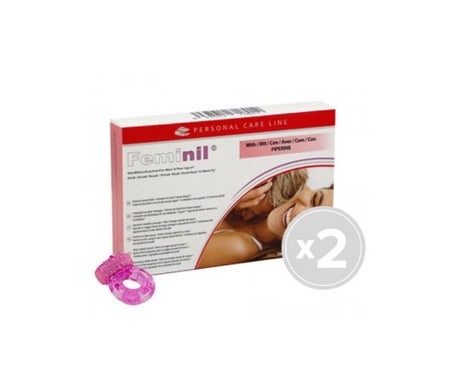 feminil pastillas 2x30comp anillo vibrador de regalo