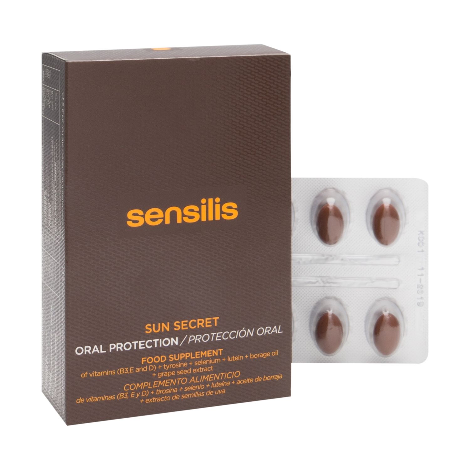 sensilis sun secret protecci n oral 30 comprimidos