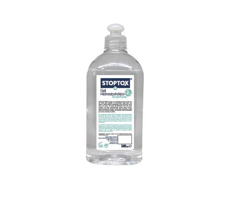 stoptox gel hidroalcoh lico sin perfume 500ml
