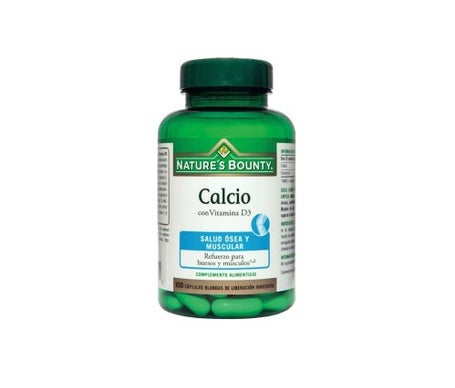 nature s bounty calcio con vitamina d3 100 c psulas