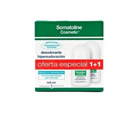 somatoline cosmetic desodorante hipersudoraci n roll 40ml 2 uds
