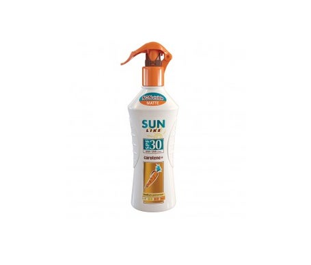 sunlike spray protector solar invisible mate spf30 zanahoria pulverizador 200ml
