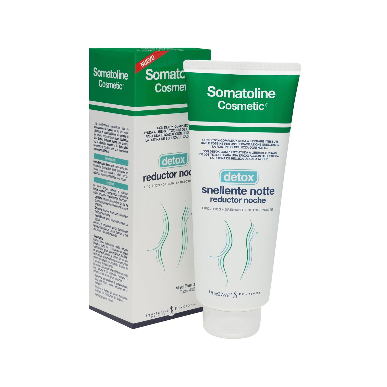 somatoline cosmetic detox reductor noche 400ml