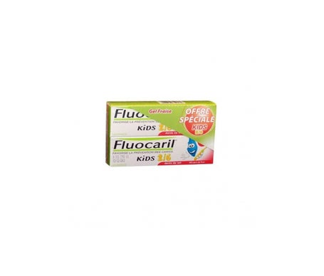 fluocaril pasta dent frica infantil 26 a os sabor fresa set de 2 x 50 ml