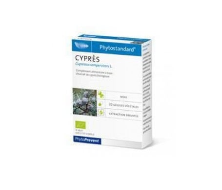 pileje phytoprevent phytostandard cyprs 20 glules