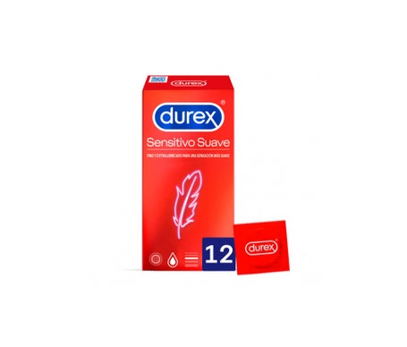 durex sensitivo suave easy on preservativos 12uds