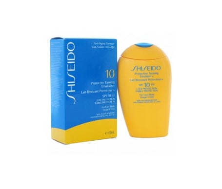 shiseido anti aging suncare protective tanning emulsion spf10 15