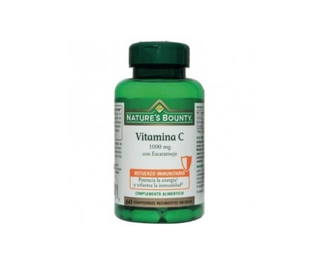 nature s bounty vitamina c 1000 mg con escaramujo 60 comp