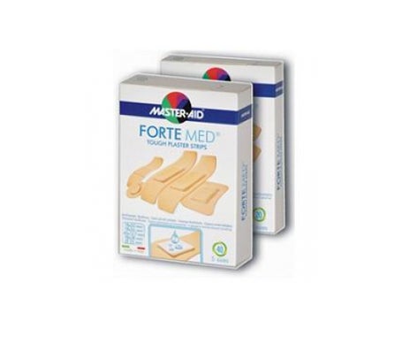 m aid forte med 78x20mm 78x26mm yeso 2 formatos 20pcs con almohadilla desinfectante