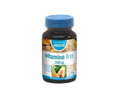 naturmil vitamina b12 2500ug 60 comprimidos